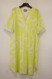 Garde-robe - Kort Kleedje - Fluo geel