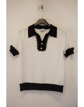 Garde-robe - polo - Zwart-wit