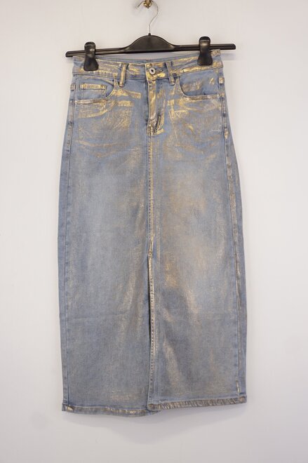 Garde-robe - Halflange Rok - Goud