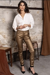 Garde-robe - Lange Broek - Goud