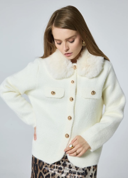 Garde-robe - Gilet - Ecru