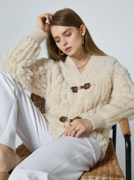 Garde-robe - Gilet - Ecru