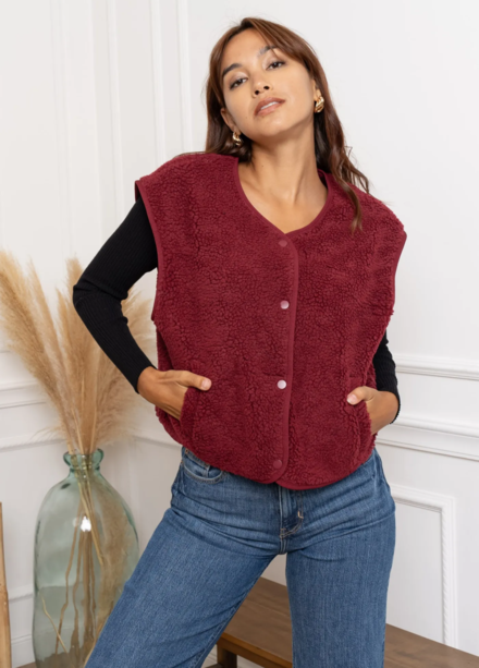 Garde-robe - VEST - Bordeaux