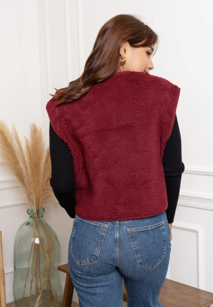 Garde-robe - VEST - Bordeaux