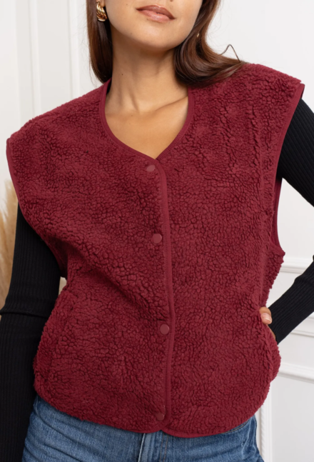 Garde-robe - VEST - Bordeaux