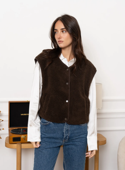 Garde-robe - VEST - Bruin