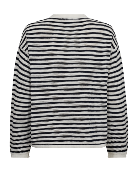 Free/quent - Pull - Marine-ecru