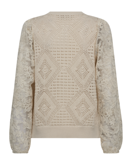 Free/quent - Gilet - Ecru