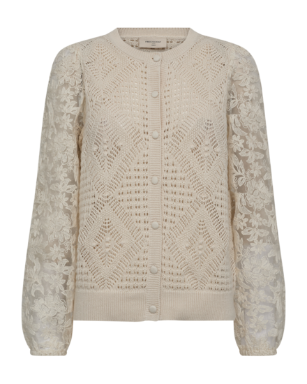 Free/quent - Gilet - Ecru