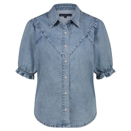 Red Button - Blouse - Jeans