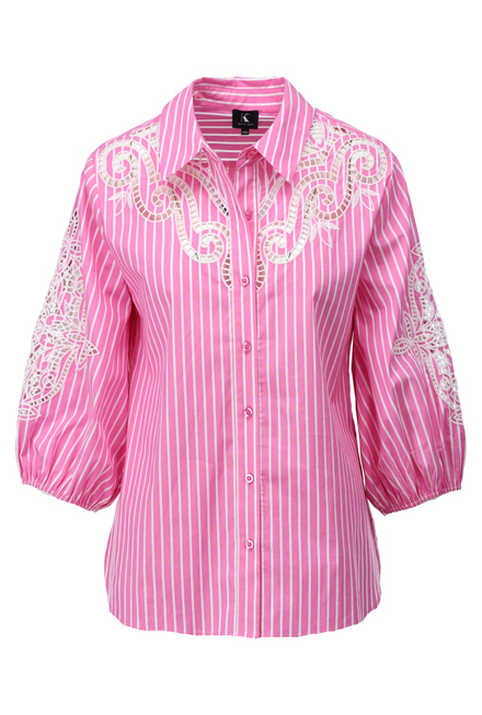 K-design - Blouse - Roze