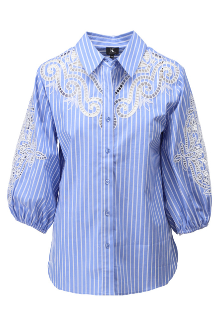 K-design - Blouse - Blauw