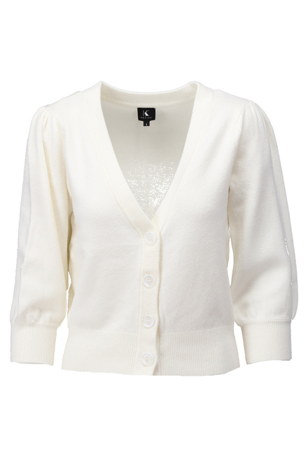K-design - Gilet - Ecru