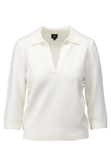 K-design - Pull - Ecru