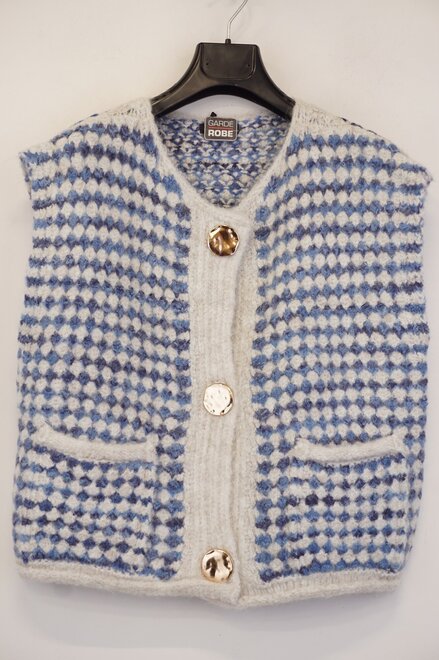 Garde-robe - Gilet - Blauw