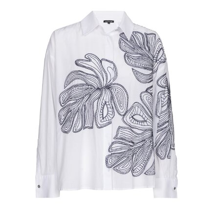 Caroline Biss - Blouse - Marine-ecru