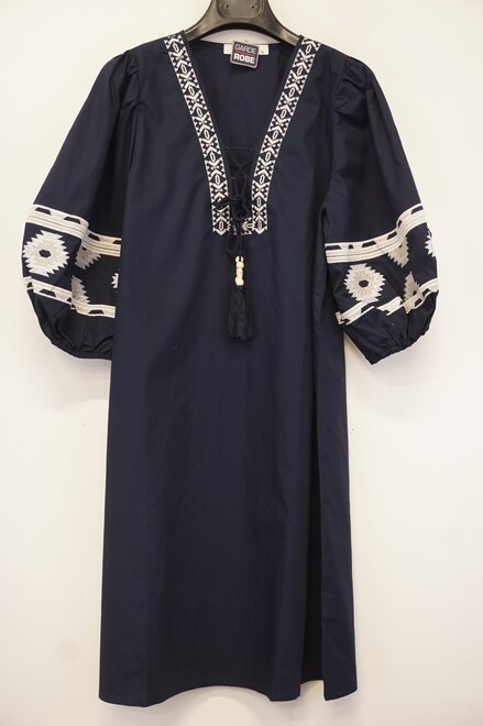 Garde-robe - Halflang Kleedje - Marine