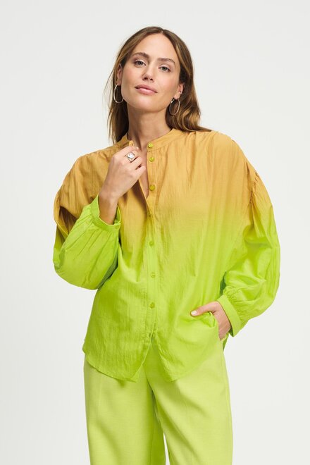 Pom Amsterdam - Blouse - Limoen-groen