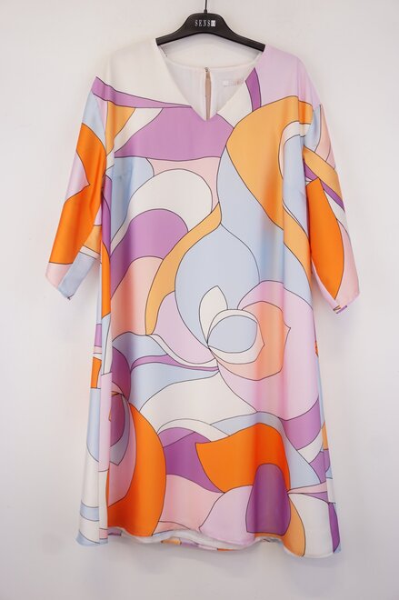 Senso - Kleedjes - Blauw-oranje