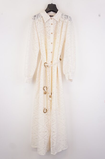 Garde-robe - Lang kleed - Ecru