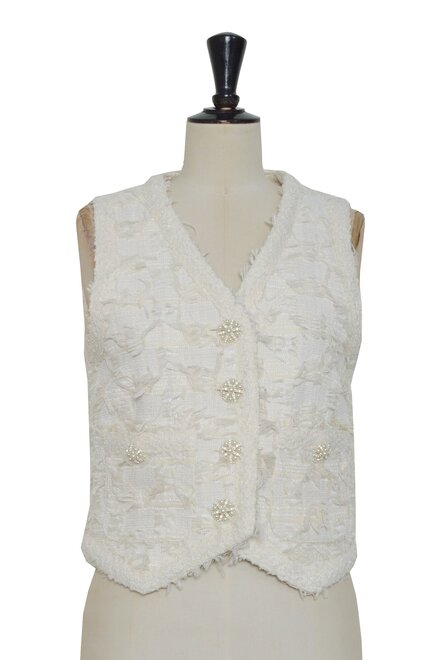Garde-robe - VEST - Ecru