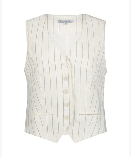 Red Button - VEST - Beige