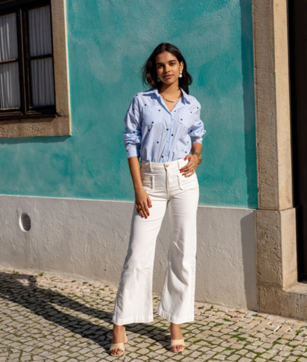 Garde-robe - Lange Broek - Wit