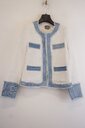 Garde-robe - VEST - Ecru-blauw