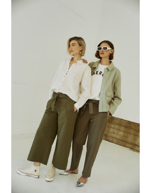 Free/quent - Lange Broek - Kaki