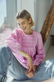 Free/quent - Blouse - Roze