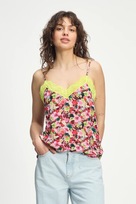 Pom Amsterdam - Top - Fluo geel