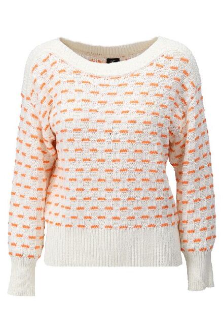 K-design - Pull - Beige-oranje