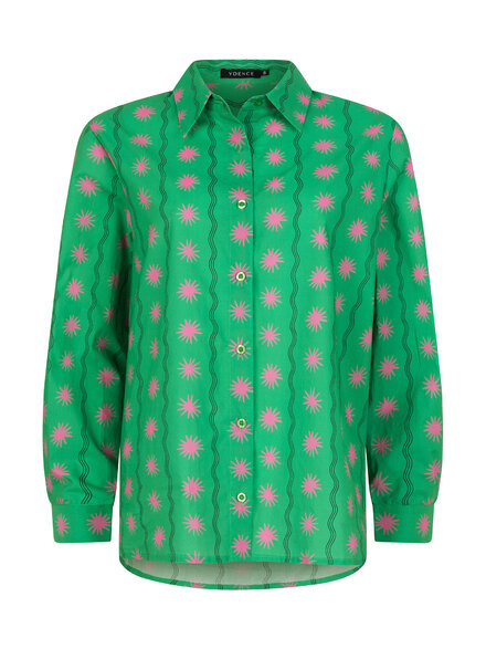 Ydence - Blouse - Groen