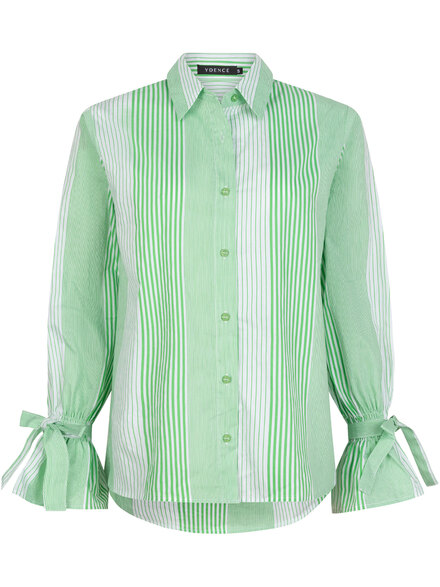 Ydence - Blouse - Groen