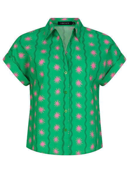 Ydence - Blouse - Groen