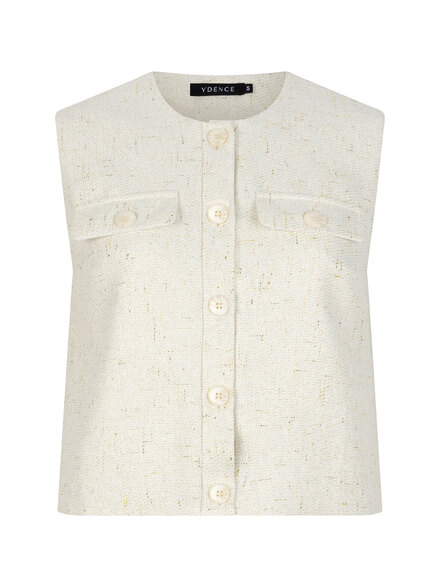 Ydence - VEST - Ecru