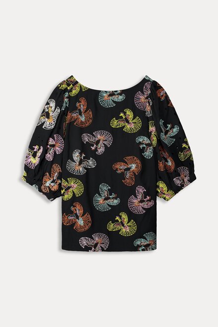 Pom Amsterdam - Blouse - Zwart