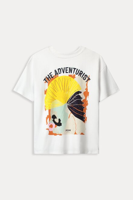 Pom Amsterdam - T-shirt - Geel