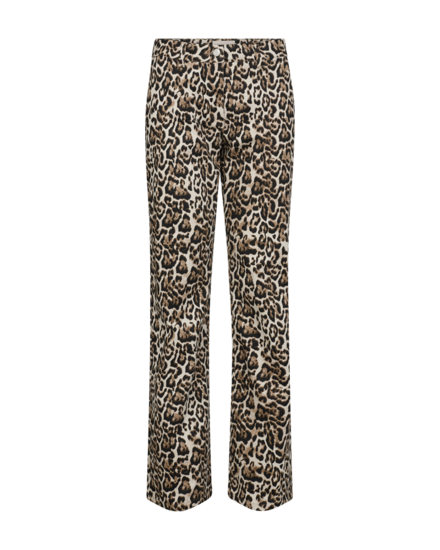 Free/quent - Lange Broek - Zwart-beige