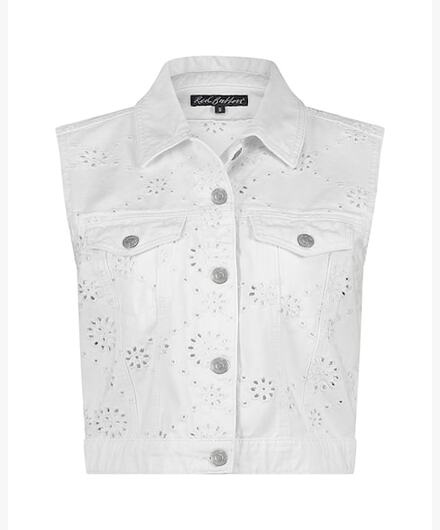 Red Button - VEST - Wit