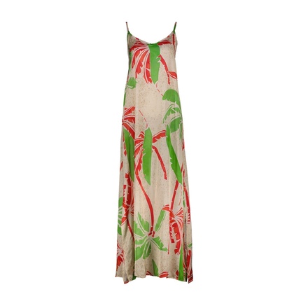 Amelie &amp; Amelie - Lang kleed - Groen-rood