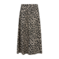 Free/quent - Halflange Rok - Zwart-beige