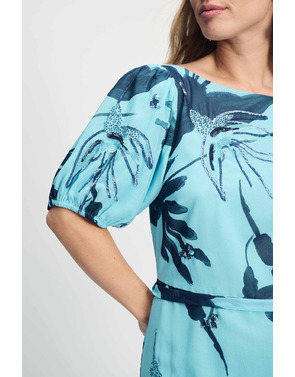 Pom Amsterdam - Lang kleed - Blauw