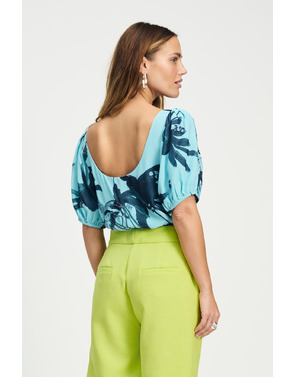 Pom Amsterdam - Blouse - Blauw