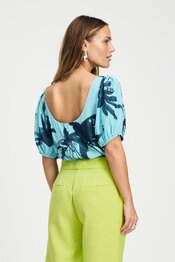 Pom Amsterdam - Blouse - Blauw