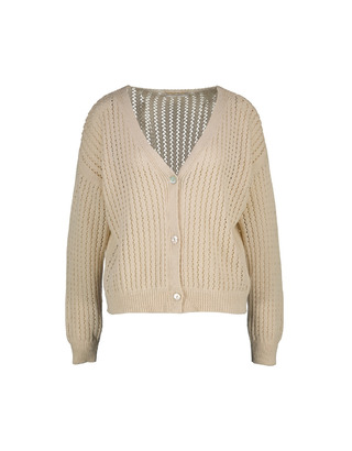 Amelie &amp; Amelie - Gilet - Ecru