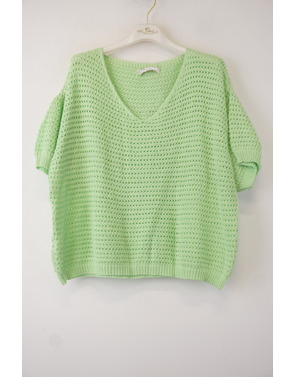 Amelie &amp; Amelie - Pull - Munt