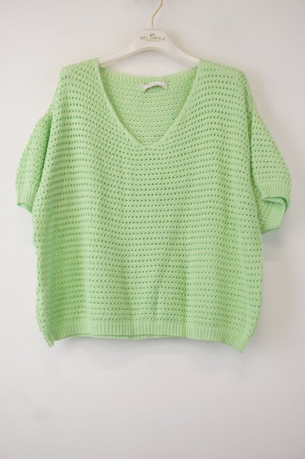 Amelie &amp; Amelie - Pull - Munt