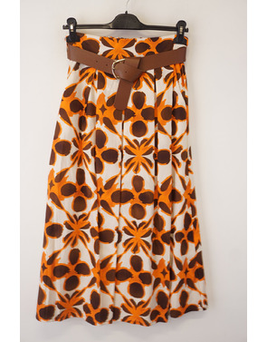 Garde-robe - Halflange Rok - Oranje