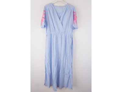 Garde-robe - Lang kleed - Blauw-roze